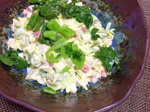 春野菜の和風コールスローサラダ